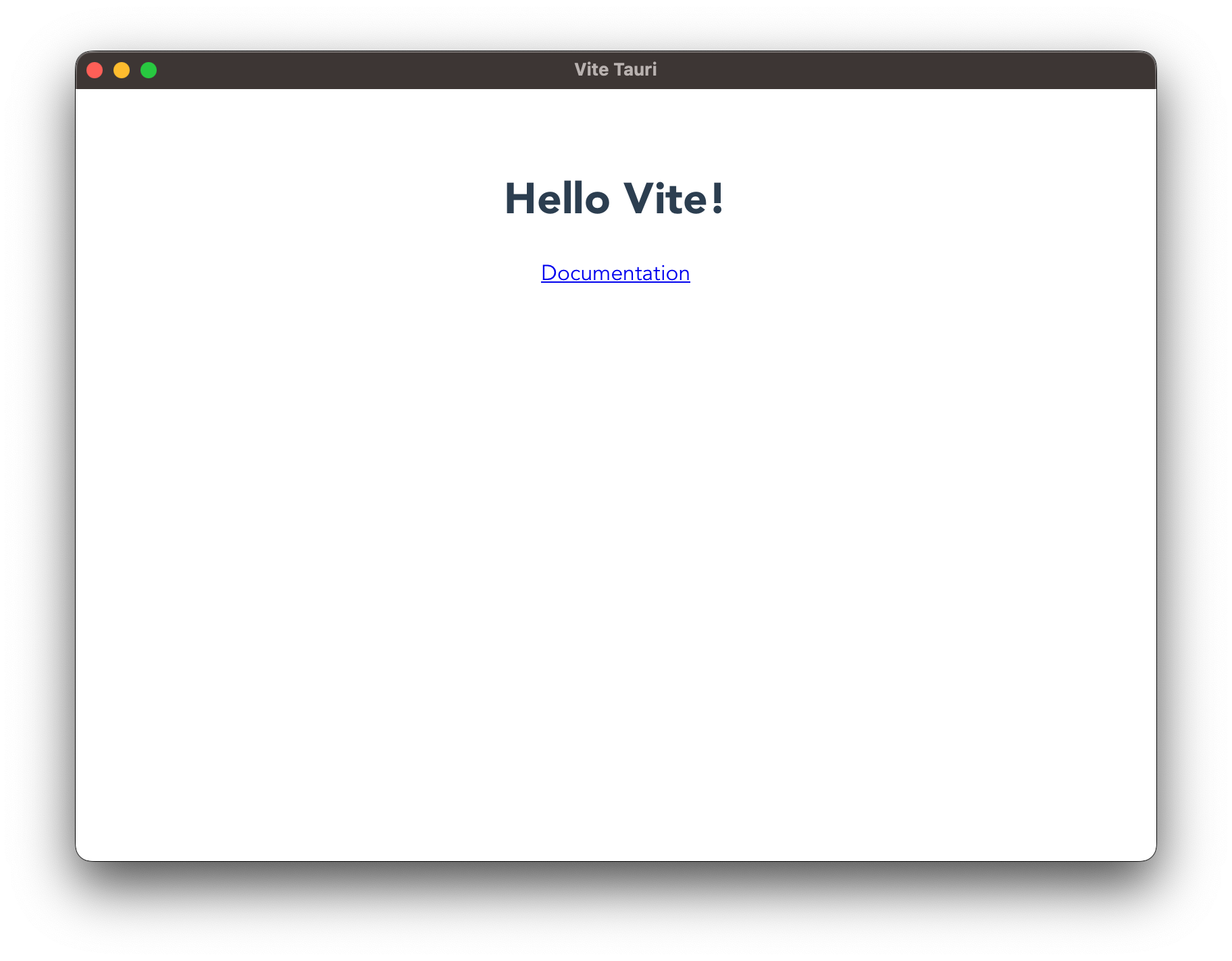 Fenêtre d'application