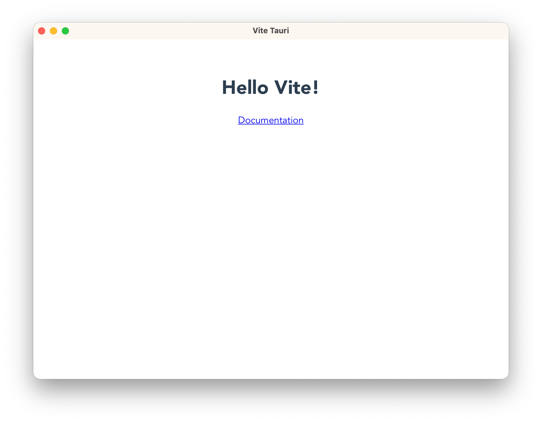 Fenêtre d'application